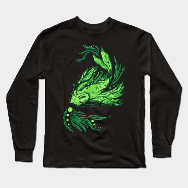 Koi Elemental- Rainforest Long Sleeve T-Shirt by hybridgothica